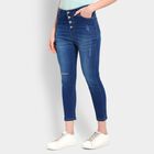 Ladies' Jeans, गहरा नीला, small image number null